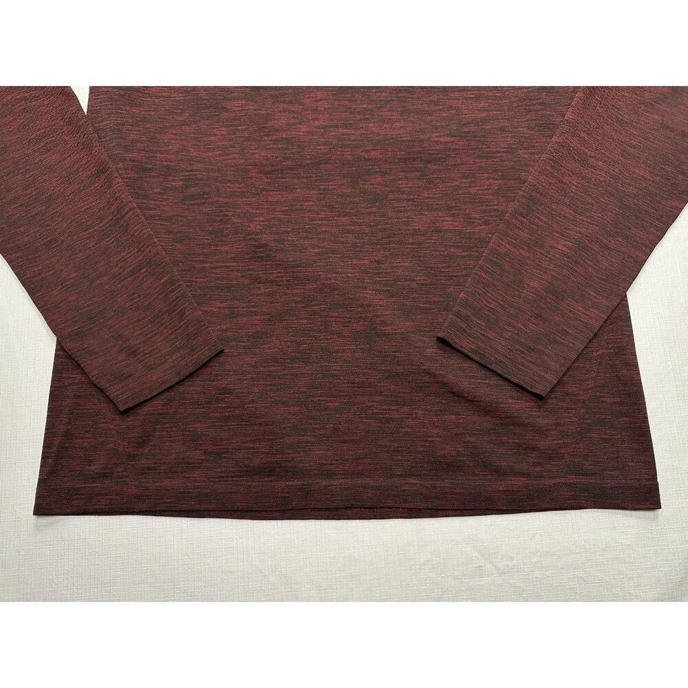 Lululemon Metal Vent Tech Long Sleeve Shirt Size Medium Caliente Black